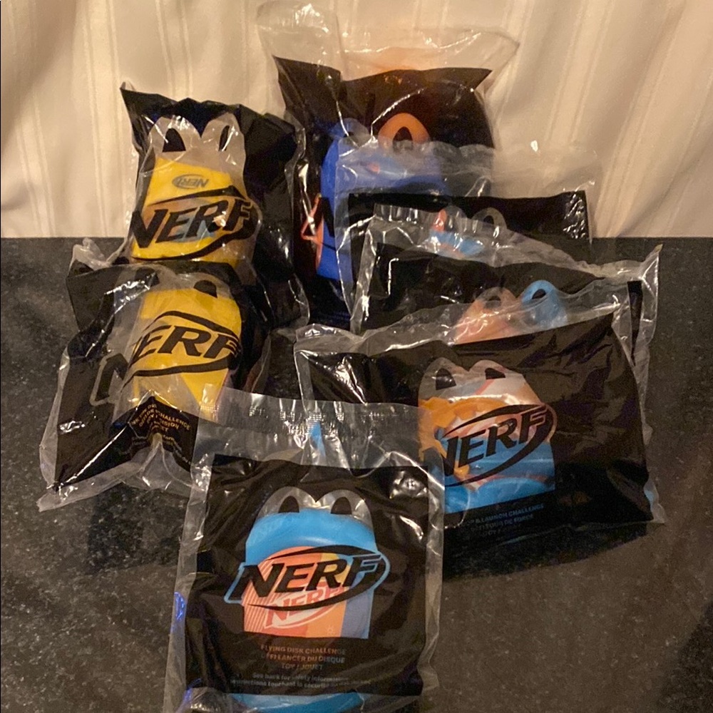 Bundle of Nerf Happy Meal Toys 2023